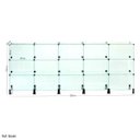 Ver imagem 2 de Balcão de Atendimento Modulado em Vidro - 2,50 X 1,00 X 0,30