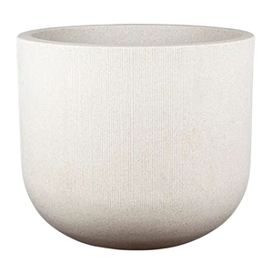 Vaso Fringe Cilíndrico 36 (20l) Cor Off-white Japi