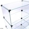 Estante de Vidro Modulado - 1,00 x 1,90 x 0,30 - 3