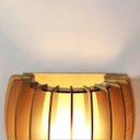 Ver imagem 2 de Arandela Bari Mini Carvalho Vazado Aletado