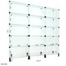 Estante de Vidro Modulado - 1,50 X 1,60 X 0,40 - 1
