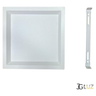 Kit 2 Plafon Luminária Painel Quadrado Recuado Sobrepor 18w - Branco - Branco Neutro 4000k - 110v/22 - 4