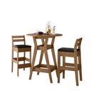 Ver imagem 2 de Conjunto Mesa Bistrô com 2 Banquetas Cedro Gold 11C