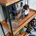 Ver imagem 3 de Carrinho Bar Multiuso Bebidas Adega Decorativa com Rodizio