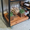 Ver imagem 7 de Carrinho Bar Multiuso Bebidas Adega Decorativa com Rodizio