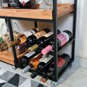 Ver imagem 4 de Carrinho Bar Multiuso Bebidas Adega Decorativa com Rodizio