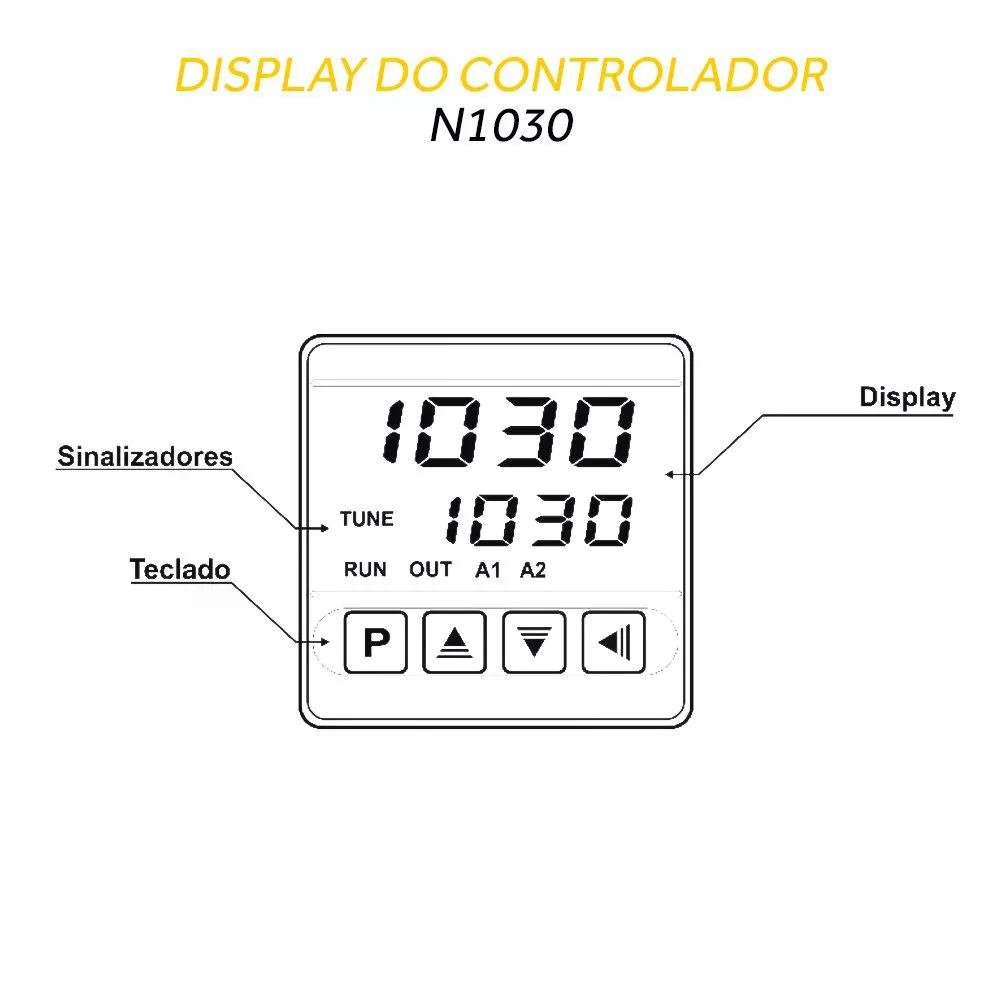 Controlador de Temperatura Digital - N1030-rr 100-240vca - 5