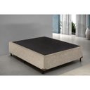 Ver imagem 1 de Base Cama Box Casal Suede 138x188 Bege