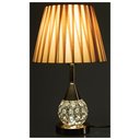 Ver imagem 2 de 2 X Abajur Luminária Quarto Sala Decoração Cristal / Abj503/2 Pgb