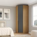 Ver imagem 1 de Guarda-Roupa de Canto 100% MDF 1 Porta Altezza