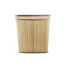 Kit 2 Cesto de Roupas Duplo Com Tampa e Saco de Pano Removível Lavável de Bambu Claro Ecológico Mimo - 5