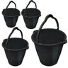 Kit 4 Baldes para Limpeza Bico Duplo Plástico 10 Litros - 1