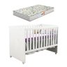 Berço Americano Gabi Branco Brilho com Colchão Gazin - Carolina - 1