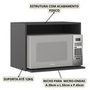 Ver imagem 5 de Armario Aereo Nicho Microondas 58 Cm 12542 Etti Grafite Pln