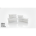 Ver imagem 2 de Kit 10 Organizadores Plásticos Branco Premium Multiuso Reforçado Design Moderno