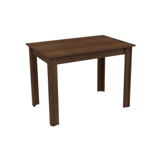 Mesa de Jantar Madesa Retangular Tampo de Madeira 5258B Rustic