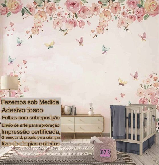 Papel de Parede Tema de Menina 7190 Casa Harmonia - 3