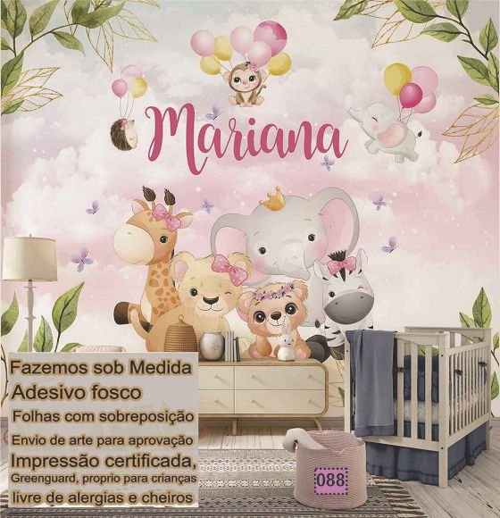 Papel de Parede Tema de Menina 7190 Casa Harmonia - 18