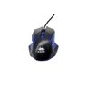 Mouse Gamer Com Fio Usb Profissional 6 botões 3200 Dpi Azul - 3