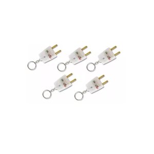 Pino Plugue Identificador de Tensão Luminoso 110v 220v Tipo Chaveiro - 5 Pçs Mg Margirius