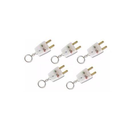 Pino Plugue Identificador de Tensão Luminoso 110v 220v Tipo Chaveiro - 5 Pçs Mg Margirius