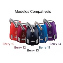 Kit com 6 Unidades Saco para Aspirador de Pó Berry11 Berry12 Berry13 Berry14 Sbebe Csebe Original El - 7