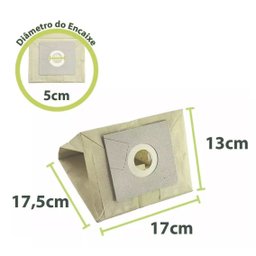 Kit com 6 Unidades Saco para Aspirador de Pó Berry11 Berry12 Berry13 Berry14 Sbebe Csebe Original El - 6