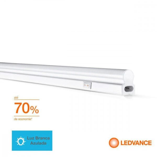 Luminária LED Linear Sobrepor Ledvance 8W 800 Lm MadeiraMadeira