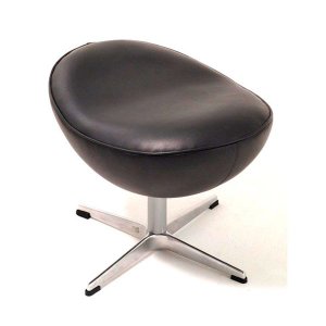 Puff Egg Preto - Poltronas Do Sul