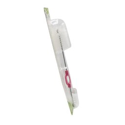 Escova Limpeza Mamadeiras Bico 2 em 1 Lillo Rosa - 3