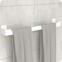 Ver imagem 3 de Kit Acessórios Para Banheiro Branco 5 Peças ELG