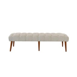 Recamier Rubi 1,60m Suede Bege - Dominic Decor - 1