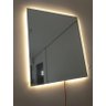 Espelho lapidado bisotê Iluminado com LED Quente 50x60cm TOUCH - 7