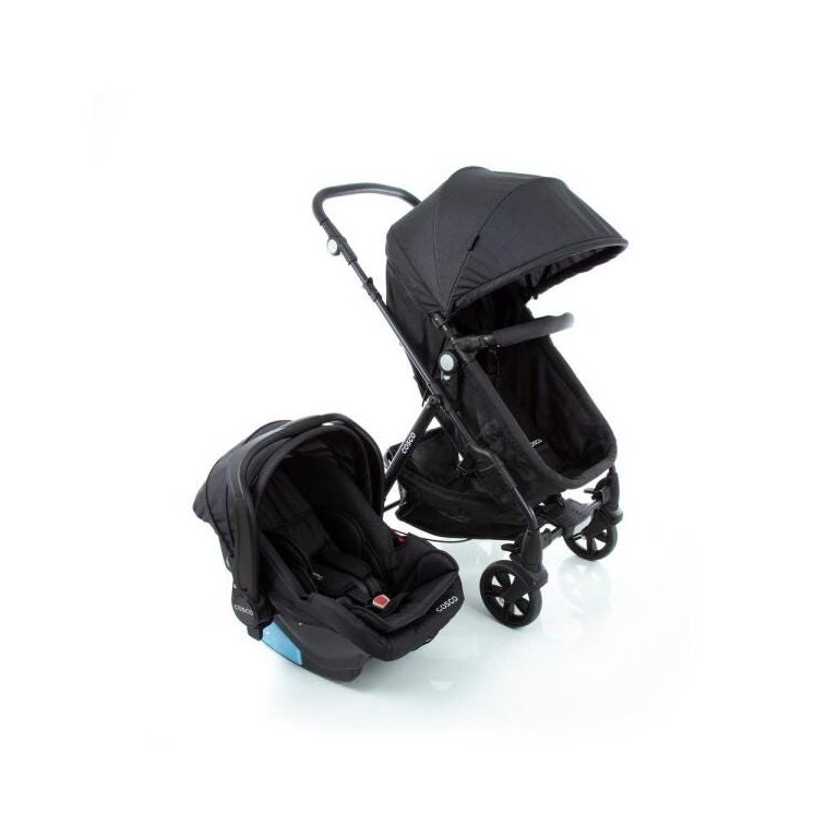 Travel System Poppy Duo Cosco - Preto Mescla