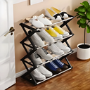 Ver imagem 5 de Sapateira de Entrada Porta Hall 8 Pares de Calçados Metal Aço Pequena e Prática Milemon