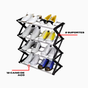 Ver imagem 6 de Sapateira de Entrada Porta Hall 8 Pares de Calçados Metal Aço Pequena e Prática Milemon