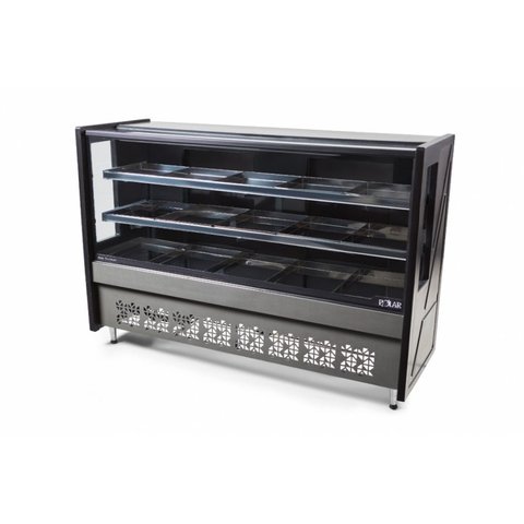 Balcão de Açougue Polar Avícola Standard Platinum 1.75m Preto 127v - PECAV 175