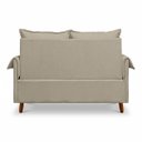 Ver imagem 7 de Sofá Living de 2 Lugares 145cm Moderno Texas Sala Recepção:Bege