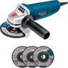 Esmerilhadeira Gws 850 com 3 Discos- Bosch 06013775e8 - 1