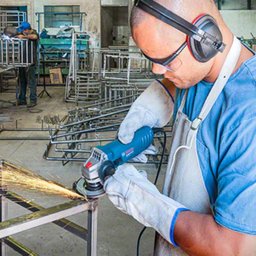 Esmerilhadeira Gws 850 com 3 Discos- Bosch 06013775e8 - 7