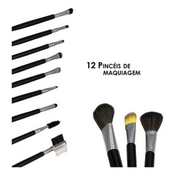 Kit 12 Pincéis de Maquiagem Macrilan Cerdas Macias, Precisão e Durabilidade Garantida! - 5