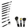 Kit 12 Pincéis de Maquiagem Macrilan Cerdas Macias, Precisão e Durabilidade Garantida! - 2