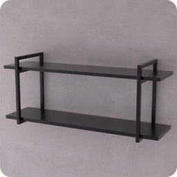 Prateleira Estilo Industrial Banheiro Parede GND PP 120cm - 3