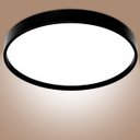 Ver imagem 2 de Lustre Plafon Space Redondo Preto 38x3.8cm 4000K