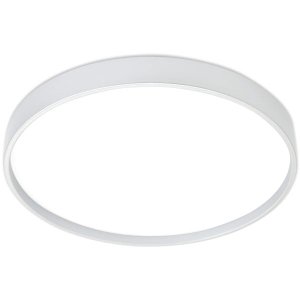 Lustre Plafon Space Redondo Branco 38x3.8cm 3000K