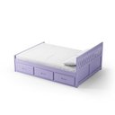 Ver imagem 6 de Cama Queen com 6 Gavetas Madeira Maciça Lilás