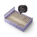 Ver imagem 5 de Cama Queen com 6 Gavetas Madeira Maciça Lilás