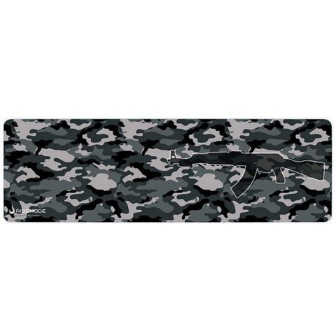 Mouse Pad Gamer Rise Mode Ak47 Military Extended Borda Costurada (900x300mm) - Rg-mp-06-akm