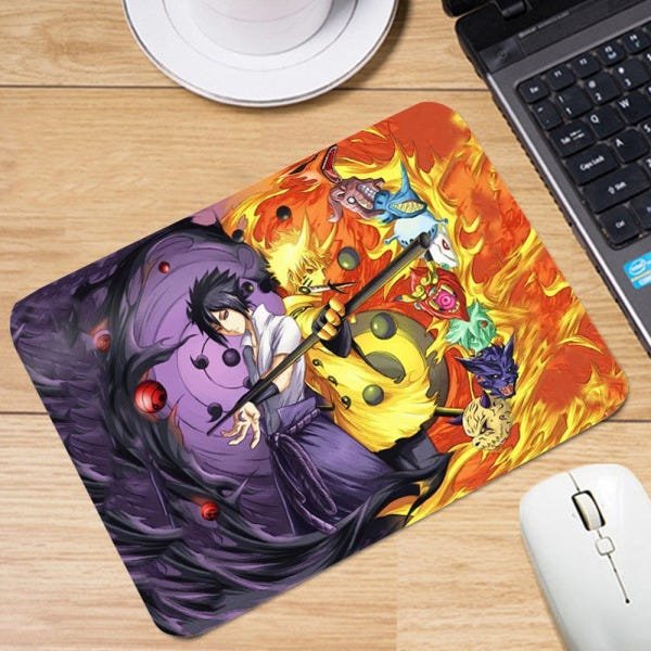 Mousepad Naruto Bijuus/Sasuke Rinnegan - 22x18x0,2 - 2