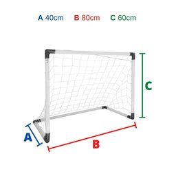 Travinha Golzinho de Futebol Infantil Brinquedo + Bola Bomba - 5